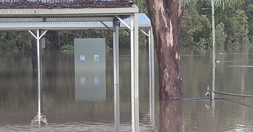 2022 flooded facilities maintenance sheds